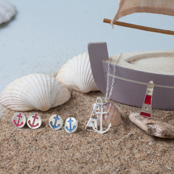 Anchor and lighthouse jewellery collection Kate Wimbush Jewellery