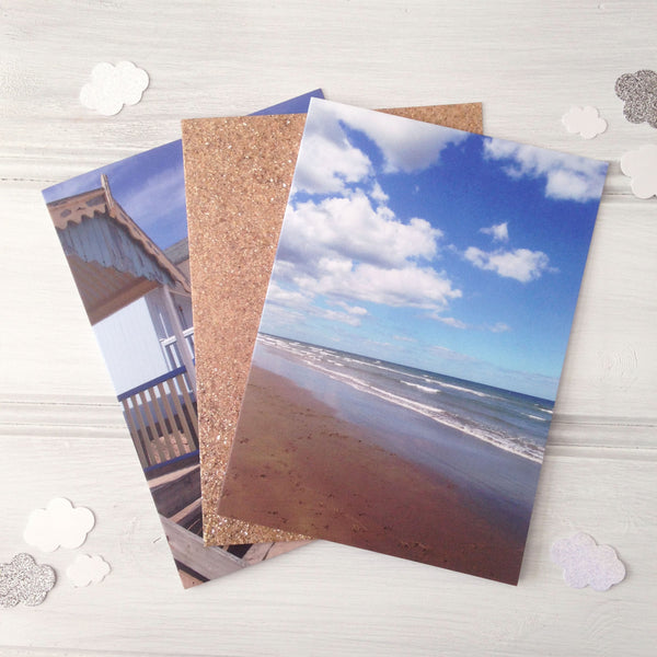 Beach Note Card Set with envelopes, photography by Kate Wimbush Jewellery
