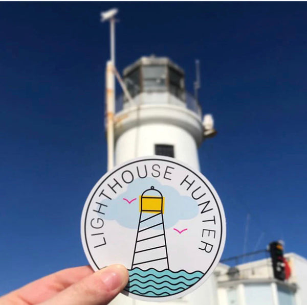 Lighthouse Hunter Window Vinyl Sticker Kate Wimbush Jewellery